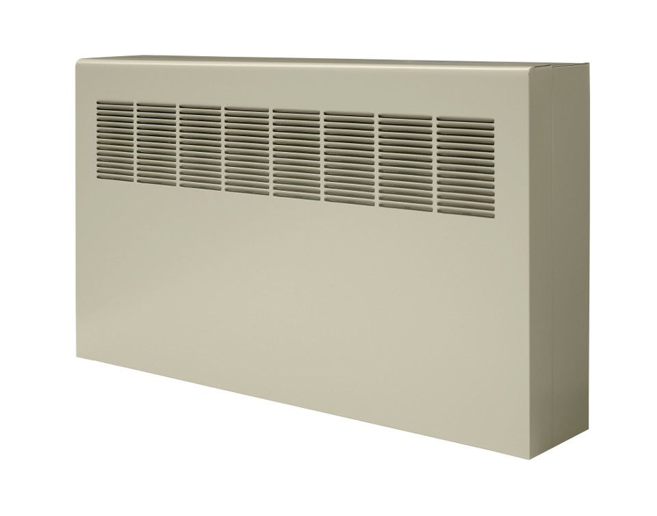 Front of a W-A convector unit against a white background